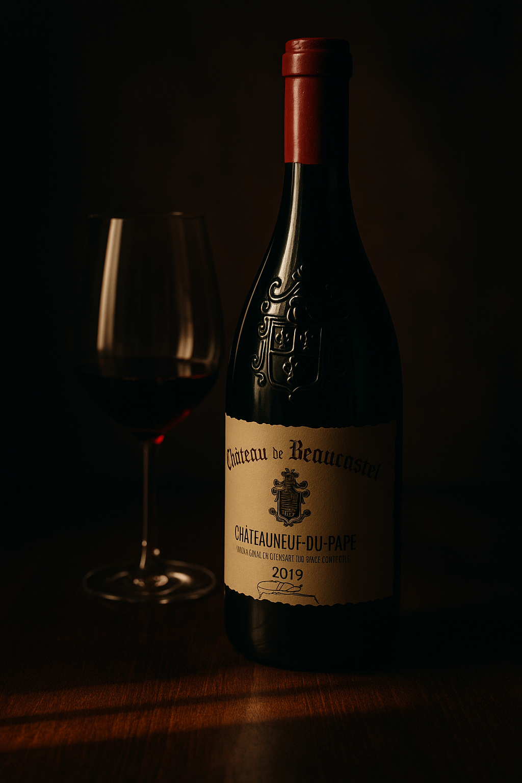 Bottled wine ready for delivery